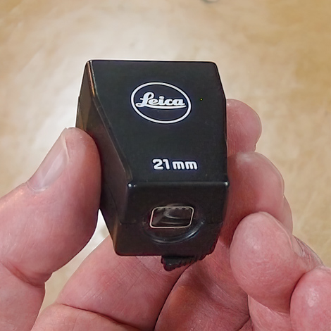 leica 21mm finder